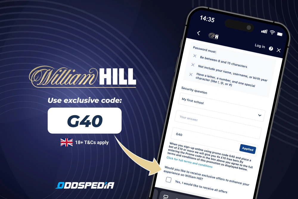 William Hill Promo Code: £40 Free Bets for Liverpool vs Aston Villa