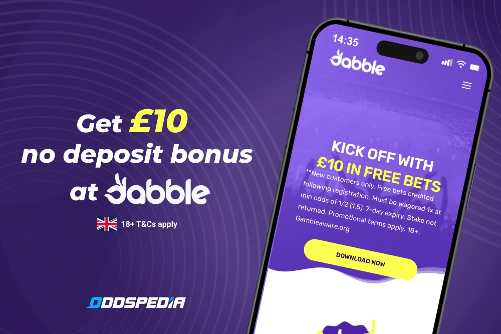 Dabble Sign Up Offer UK: £10 No Deposit Bonus in Free Bets