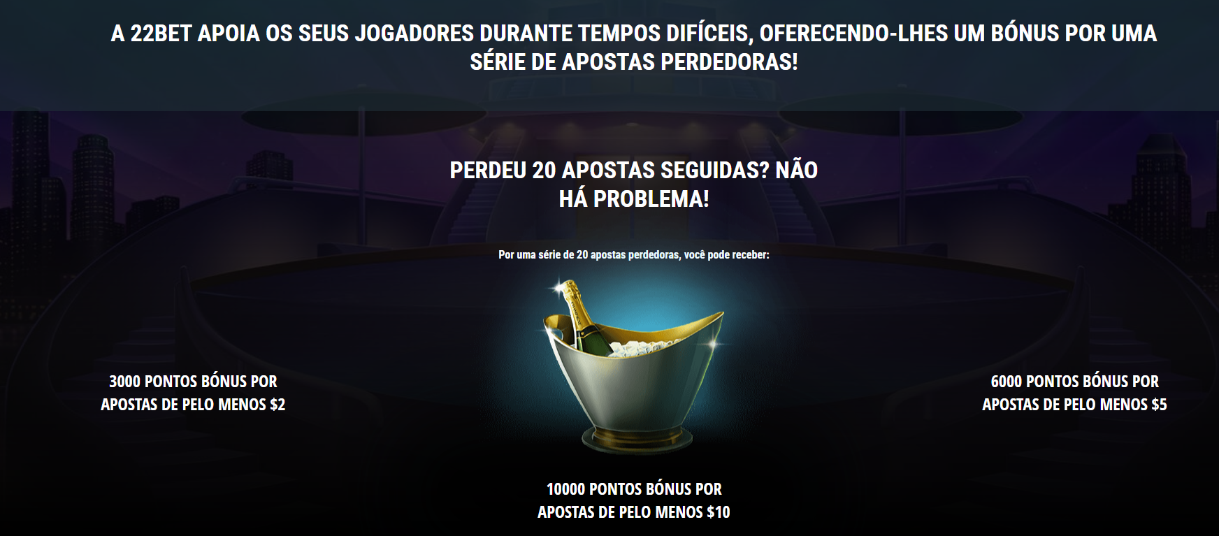 Promoções para clientes existentes da 22bet Portugal