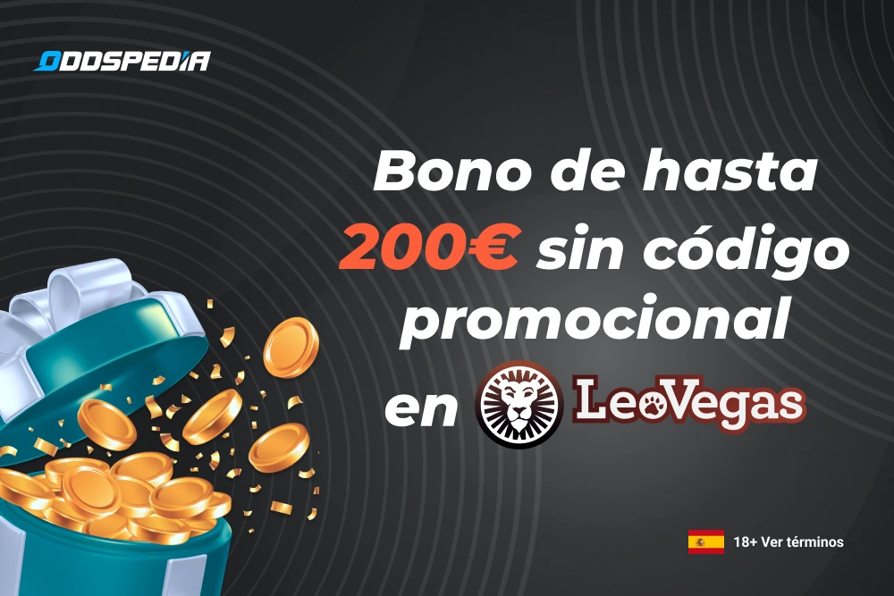 Monedas de Leovegas España representando el bono