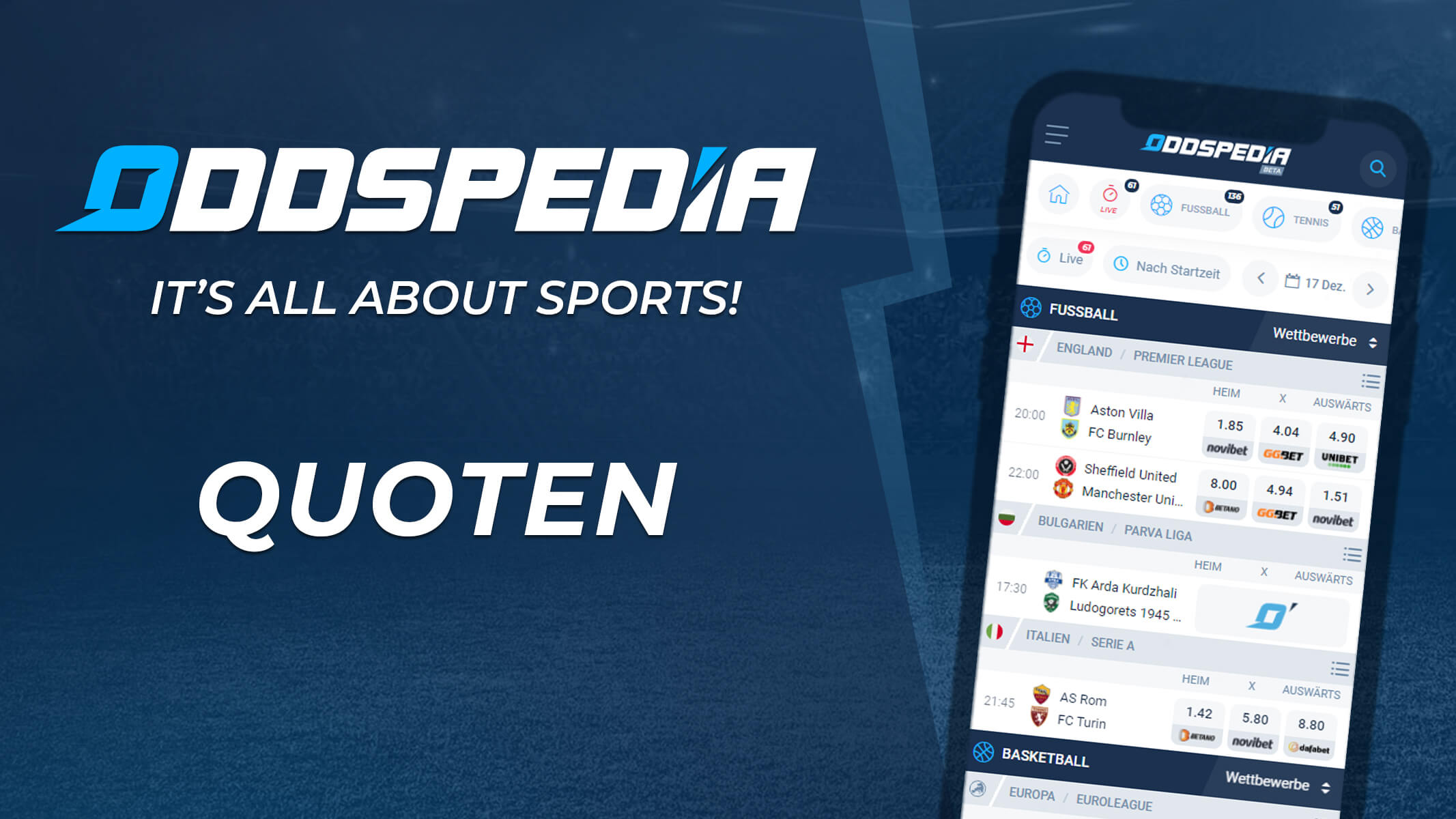 Quotenvergleich » Bester Wettquoten Vergleich » Sportwetten