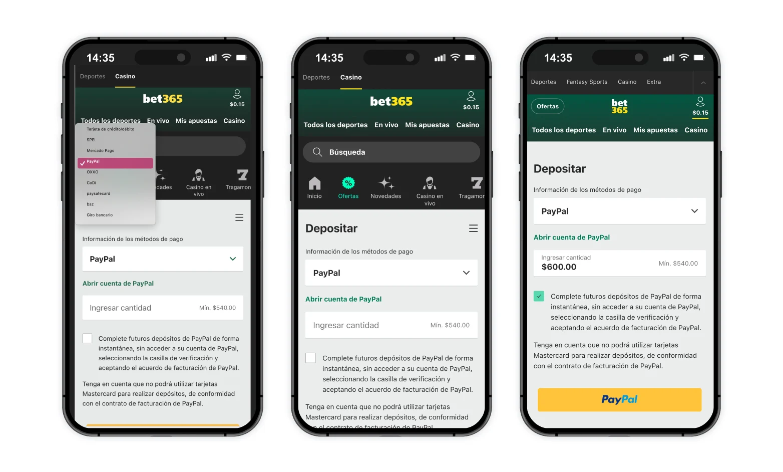 Código de bono bet365 México