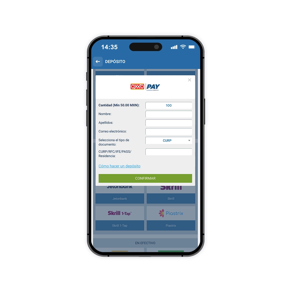Registrarse en 1xBet: Paso 4