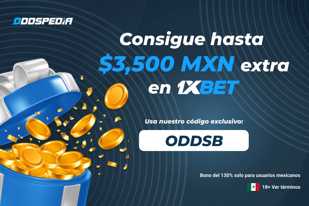 Código de bono 1xBet México