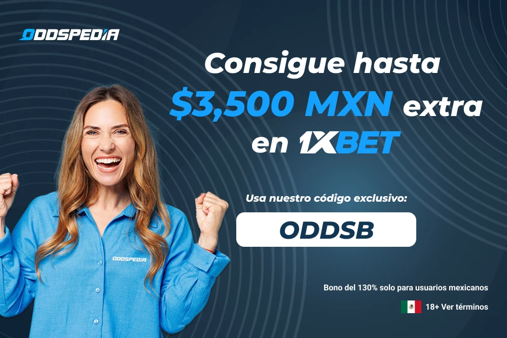Bono de bienvenida 1xBet México