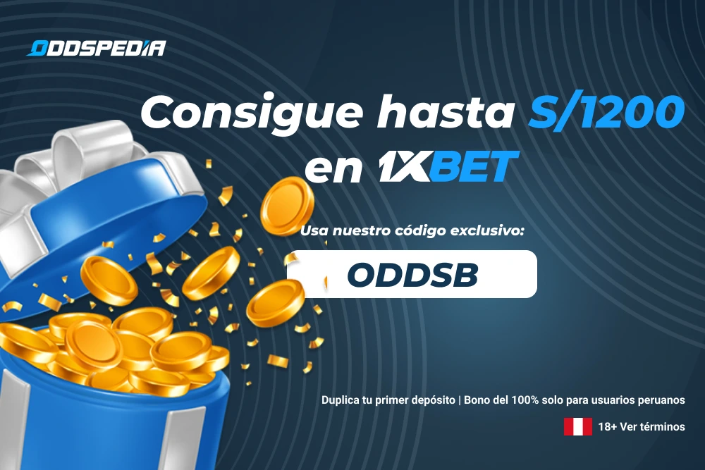 Código promocional de 1xBet Perú