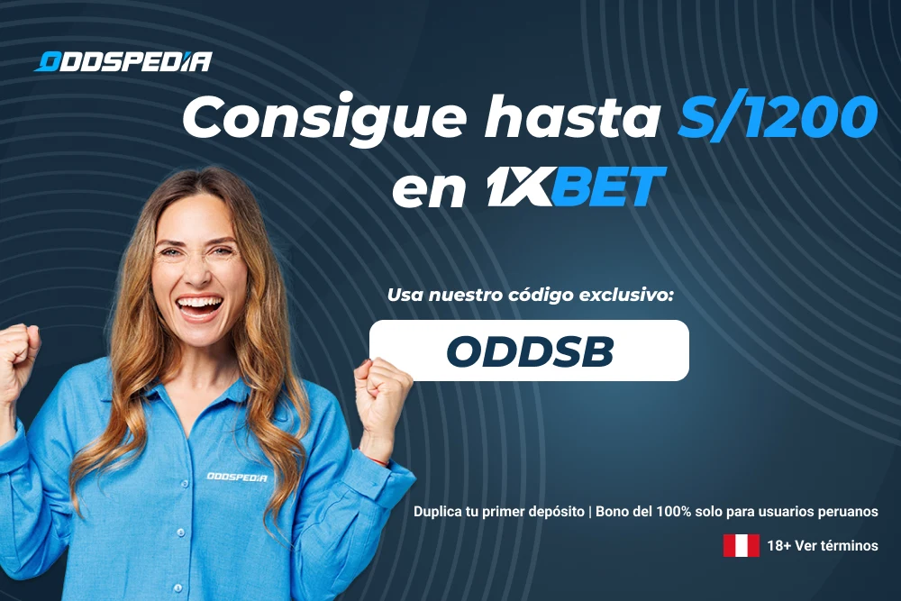 Código promocional de 1xBet Perú