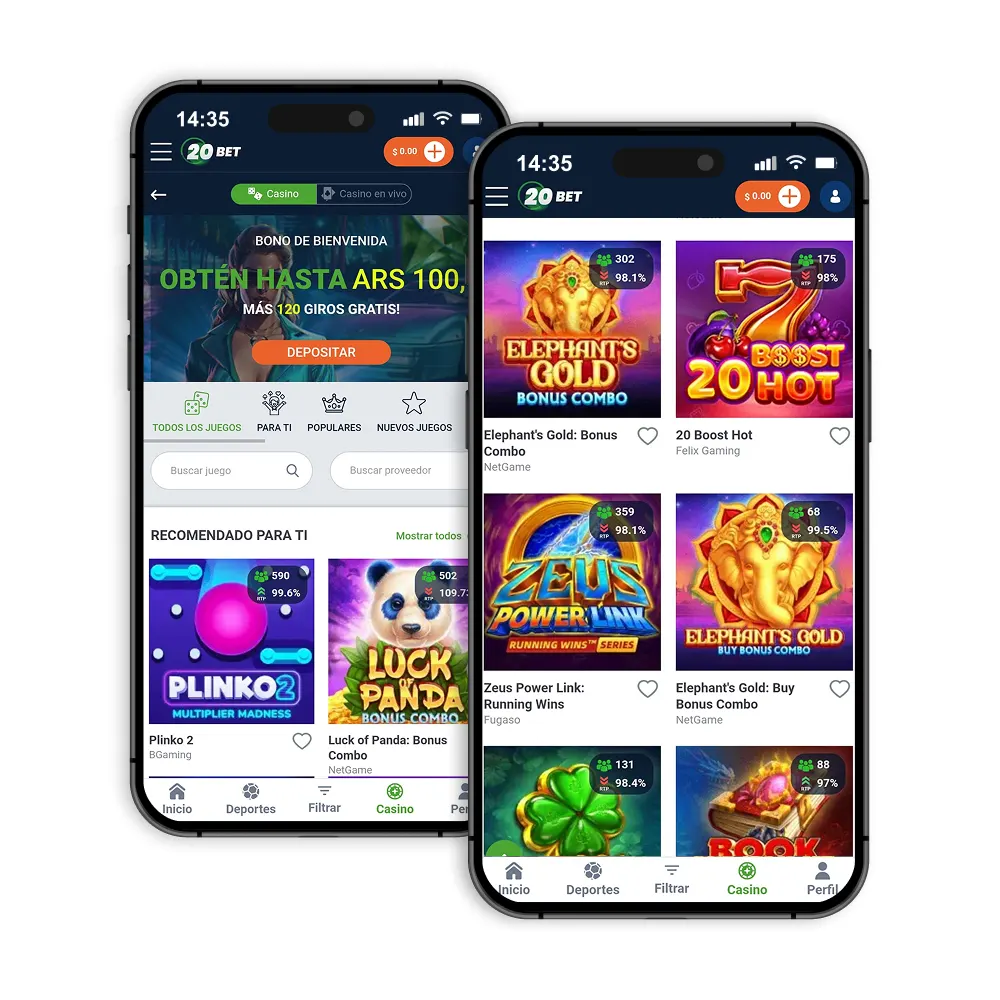 Código promocional 20Bet Argentina