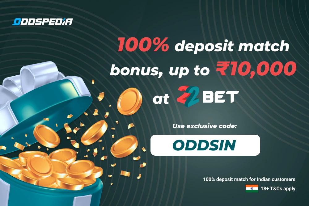Explore the 22Bet promo codes available to existing users in India.