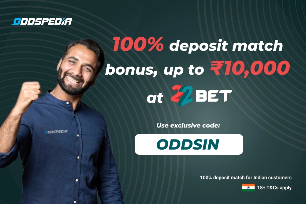 Learn about my experience with the 22Bet welcome bonus in India.