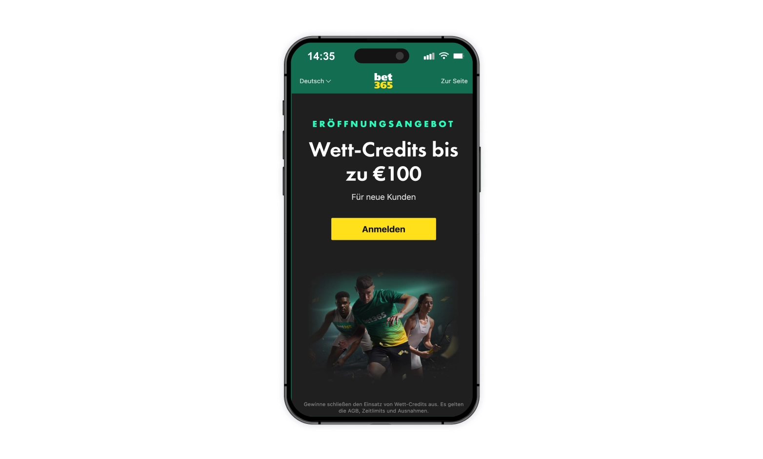bet365 Registrierung