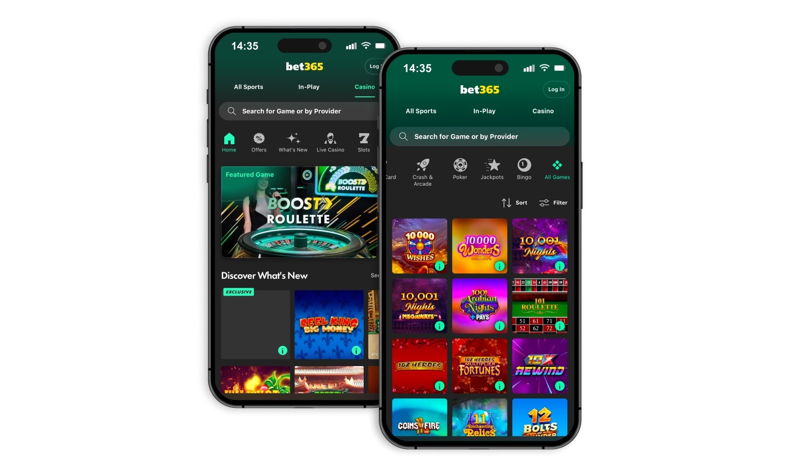 bet365 Casino welcome bonus with code