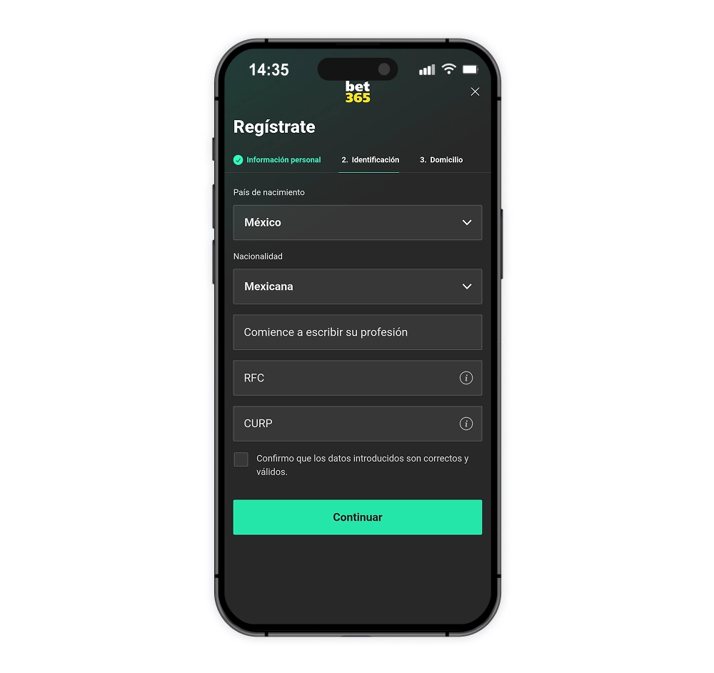 Código de bono bet365 México
