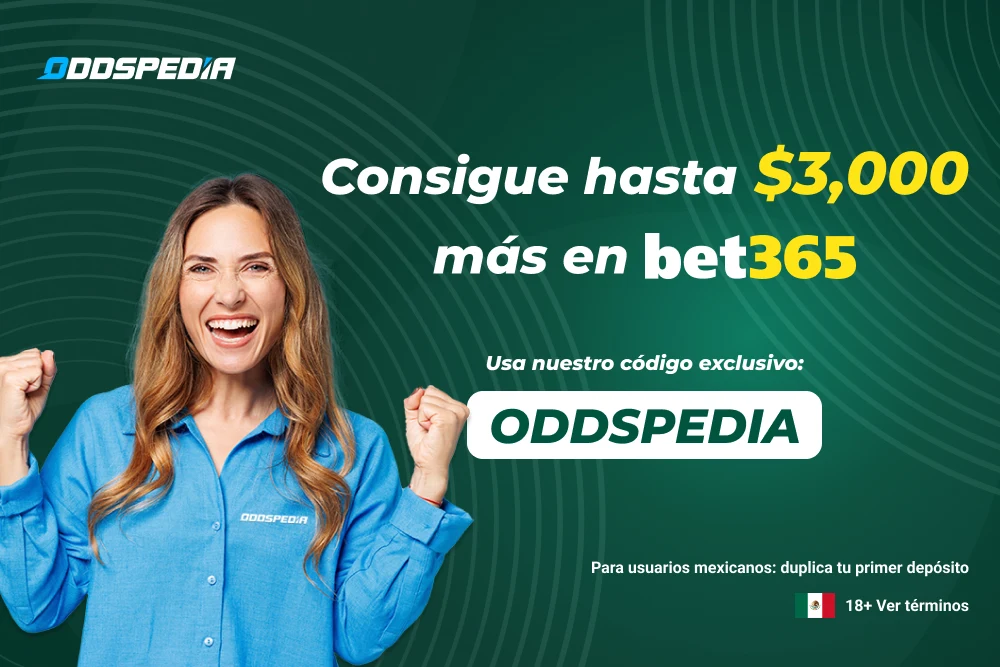 Código de bono bet365 México