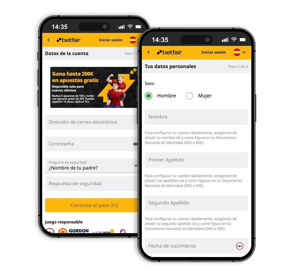 Captura Betfair