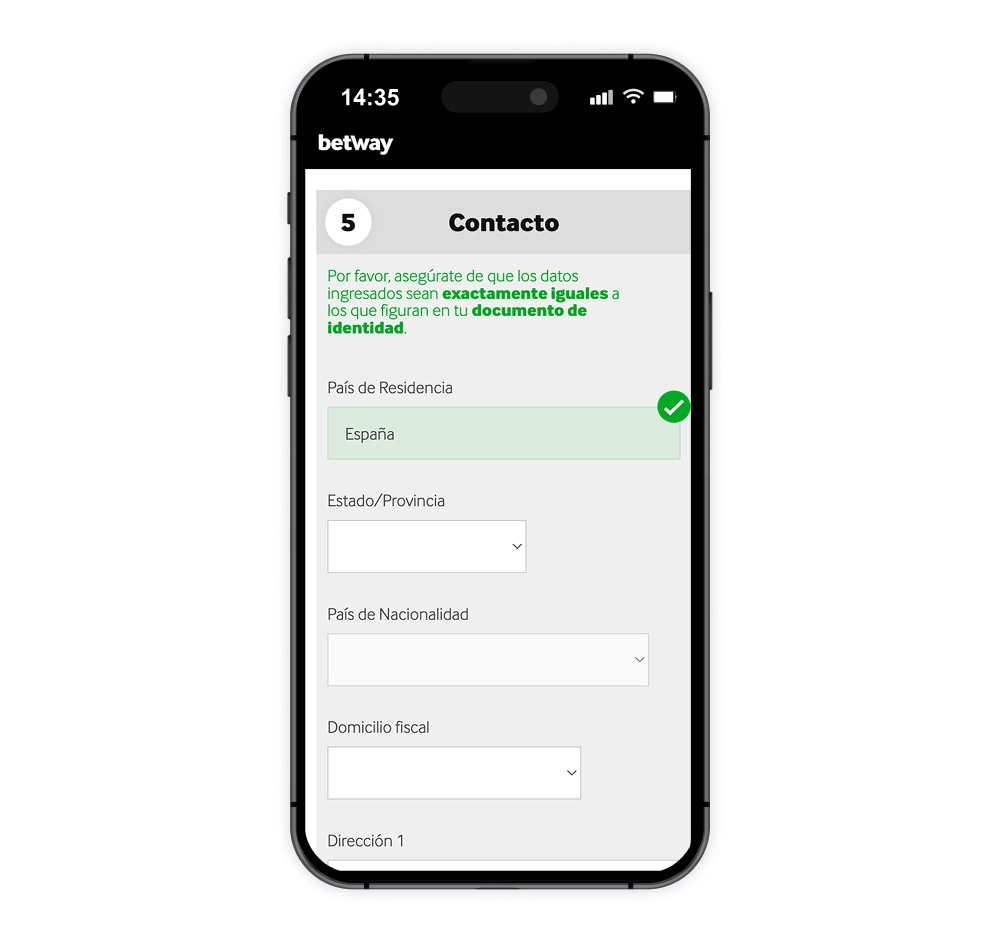 Métodos de contacto