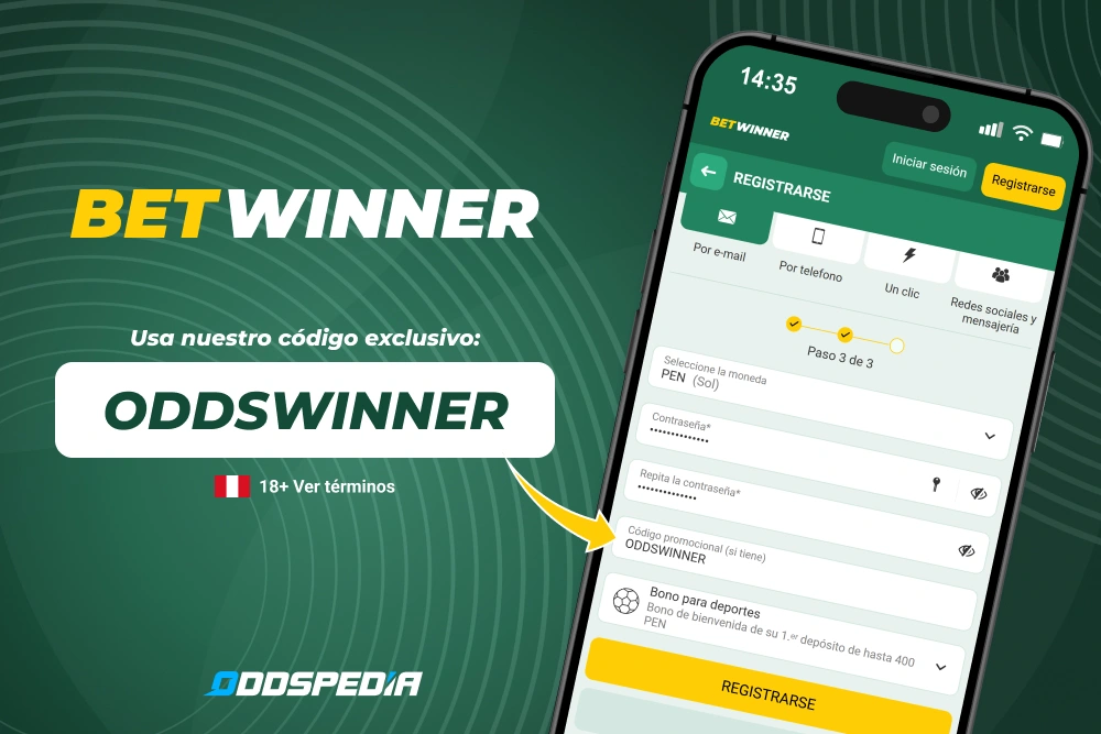 Código promocional BetWinner Perú