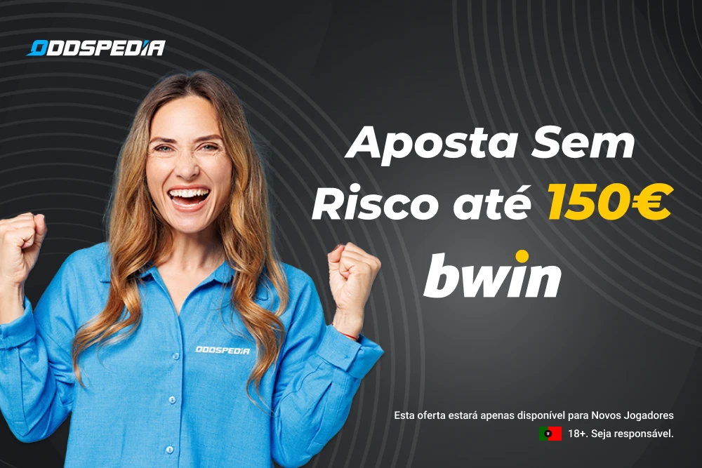 Bónus de boas-vindas Bwin com mulher feliz