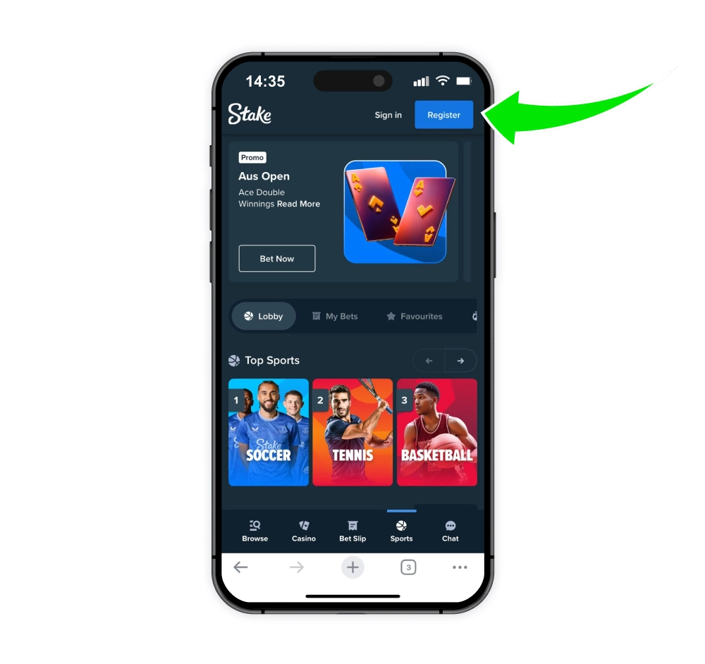 Inscription et gestion de compte sur un bookmaker en ligne