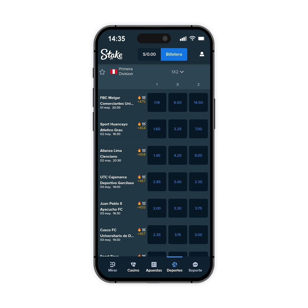 Código promocional de Stake Perú